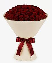 Букет 101 Бордовая роза Блэк Бакарра в Сланцах