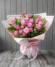 Букет Розовый кустик в Сланцах