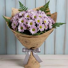 Букет цветов из:  Хризантемы в Сланцах