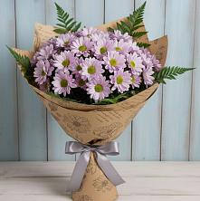 Букет цветов из:  Хризантемы в Сланцах