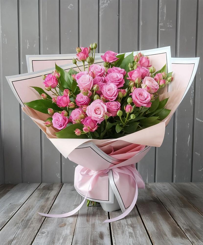 Букет Розовый кустик в Сланцах